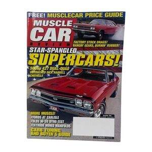 MUSCLE CAR REVIEW Magazine - November  2001 Issue - Price Guide Chevelle Fords